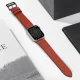 Natūralios odos dirželis, skirtas Apple Watch 38 / 40 / 41 mm - Raudonas