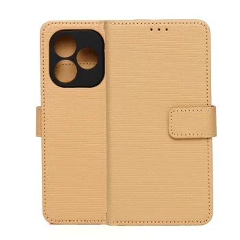Atverčiamasis dėklas TFO Smart Triangle telefonui Honor 600 / 600 Pro, rudas