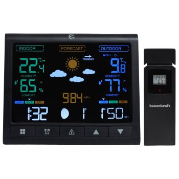 Belaidė orų stotelė Longwell G-967 su lauko jutikliu ir LCD ekranu