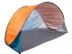 Large Pop-Up Beach Tent with UV Protection and Carry Bag, Blue/Orange