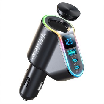 Automobilinis įkroviklis Joyroom JR-CL21, 150W, juodas