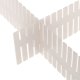 Adjustable Drawer Dividers Organizer, Set of 4, Beige