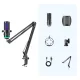 Žaidimų mikrofonas BOYA CastMic G40B su laikikliu, USB-C, juodas
