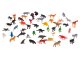 Ikonka Animal Figures Set (Sea, Wild, Farm, Dinosaurs), 48 pcs