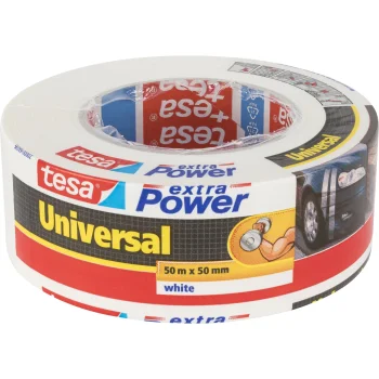 Tesa audinio lipnioji juosta extra Power 50 m x 50 mm, balta 56389