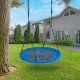 Ecotoys vaikiškas lizdo tipo sūpynės, 100 cm, mėlynos