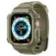 Apsauginis dėklas su dirželiu Spigen Rugged Armor Pro, Apple Watch Ultra (49 mm), žalias