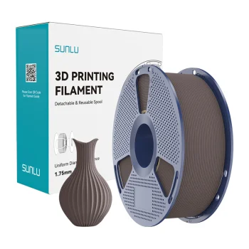 Sunlu PLA Classic 3D spausdinimo plastikas 1.75 mm 1 kg, šokolado spalvos