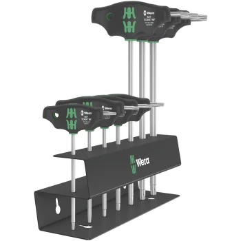 Wera 467/7 TORX HF Set 2 T formos TORX atsuktuvų rinkinys su fiksavimo funkcija, 7 dalių