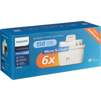 Vandens filtro kasetės Philips Micro X-clean AWP212/31, 6 vnt.