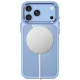Dėklas Tech-Protect Magmat MagSafe CC skirtas iPhone 17 Pro Max / 18 Pro Max, šviesiai mėlynas