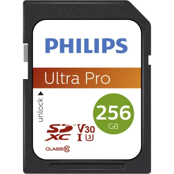 Philips SDXC atminties kortelė 256 GB UHS-I U3 V30 A1 Class 10