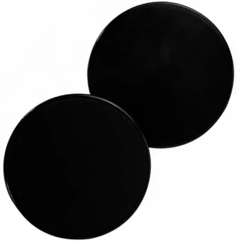 Exercise Sliding Pads Set of 2 for Home Workouts, Black