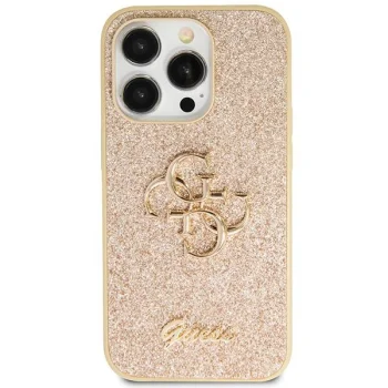 Apple iPhone 13 Pro 6.1'' Glitter Script Big 4G Case Cover, Gold