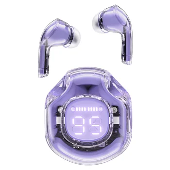 Belaidės ausinės Acefast T8 TWS Bluetooth 5.3, violetinės