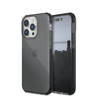Raptic X-Doria iPhone 14 Pro Max dėklas Clear, skaidrus / juodas