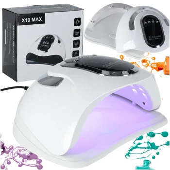 UV/LED nagų lempa Sun X10 manikiūrui ir pedikiūrui, 280 W