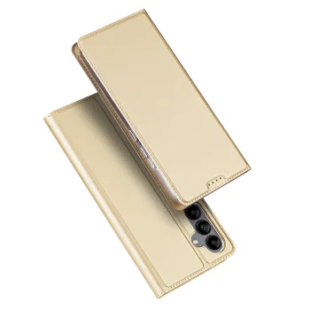 Samsung Galaxy A34 (SM-A346) atverčiamasis dėklas DUX DUCIS Skin Pro, auksinis