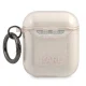 Karl Lagerfeld „AirPods 1 / 2“ dėklas „Karl\'s Head Glitter“, auksinis