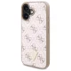 Guess New 4G Triangle dėklas, skirtas iPhone 16, baltas