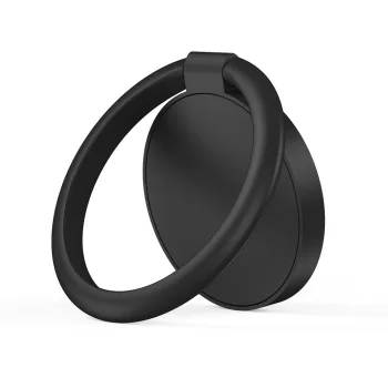 Tech-Protect Magnetic Phone Ring Holder with Stand - Black