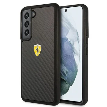 Ferrari On Track Carbon Case for Samsung Galaxy S22, Black