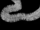 Christmas Tinsel Garland for Tree Decoration 2m, Silver