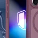 Dėklas 3mk Misty MagCase Deep Cherry skirtas iPhone 17 Pro / iPhone 18 Pro, bordo