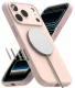 Dėklas Ringke Silicone MagSafe, skirtas iPhone 18 Pro Max, rausvas