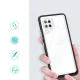 Dėklas Samsung Galaxy A42 5G telefonui Hybrid Armor Clear 3in1, juodas
