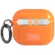 Karl Lagerfeld AirPods 3 dėklas Choupette Head, oranžinis