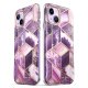Supcase Cosmo dėklas iPhone 14 Plus telefonui, Pink Marble