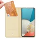 Atverčiamasis dėklas Dux Ducis Skin Pro telefonui Samsung Galaxy A73, auksinis
