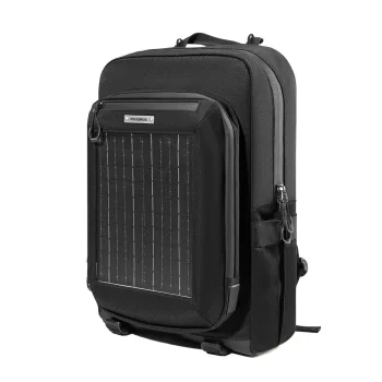 Rockbros H51 Cycling Backpack with Solar Panel - Black