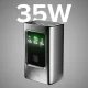 Sbs TTBB10000LCDPD35 išorinė baterija, 10000 mAh, PD 35W, su LCD ekranu, pilka