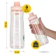 Sportinė gertuvė 4Fizjo Tritan, 850 ml, rožinė