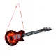 Kids Electric Toy Guitar with Lights and Sounds, Red