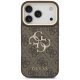 Guess 4G Classic Logo Strap dėklas iPhone 17 Pro, rudas