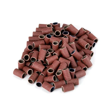 EXO Abrasive Caps for Nail Drill #240, 100 pcs