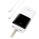 Išorinė baterija Tech-Protect PB03 30000mAh 22.5W, balta