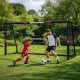 Futbolo vartai su tinklu MOVEPRO 147499, 300x200x120 cm