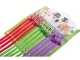 Adjustable collar for dog or cat with bell, 30cm, red/green/purple
