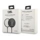 Karl Lagerfeld Iconic 15W MagSafe Wireless Charger, Black