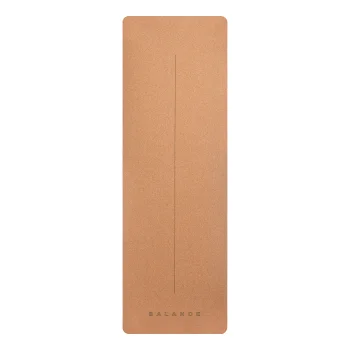 Balance Cork Rubber Yoga Mat, 183x61 cm, 4 mm