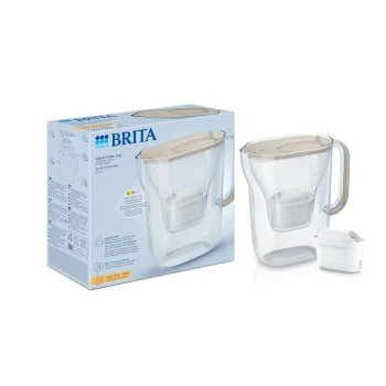 Vandens filtravimo ąsotis Brita Style Essential 2.4 l, smėlio spalvos