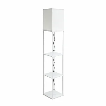 Pastatomas šviestuvas su lentynomis E27 143656, 160 cm, baltas
