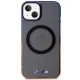 BMW dėklas iPhone 14 telefonui Gradient Bumper MagSafe, pilkas