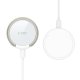 Tech-Protect QI15W-A33 belaidis įkroviklis su MagSafe ir stoveliu - baltas