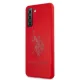 Samsung Galaxy S21+ Plus (SM-G996B) US Polo Silicone On Tone Case Cover (USHCS21MSLHRTRE), Red