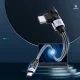 Orico USB-C į USB-C kampinis laidas PD 100W 1m, juodas